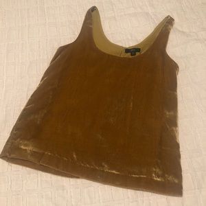 Gold Jcrew Tank NWOT